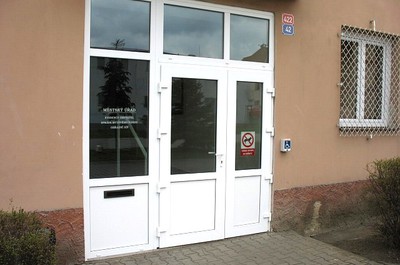 Plastové dveře 1