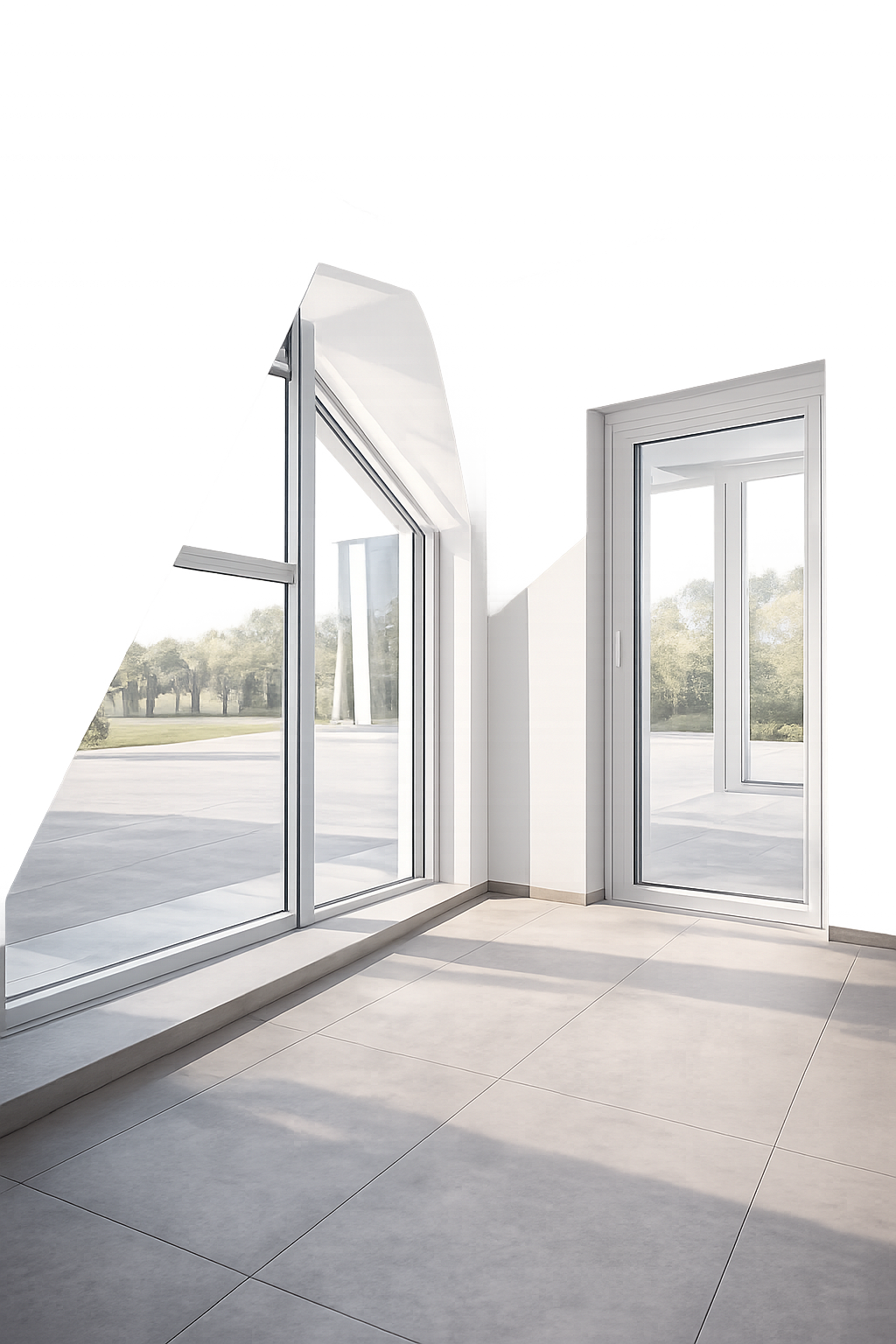 Atypická plastová okna